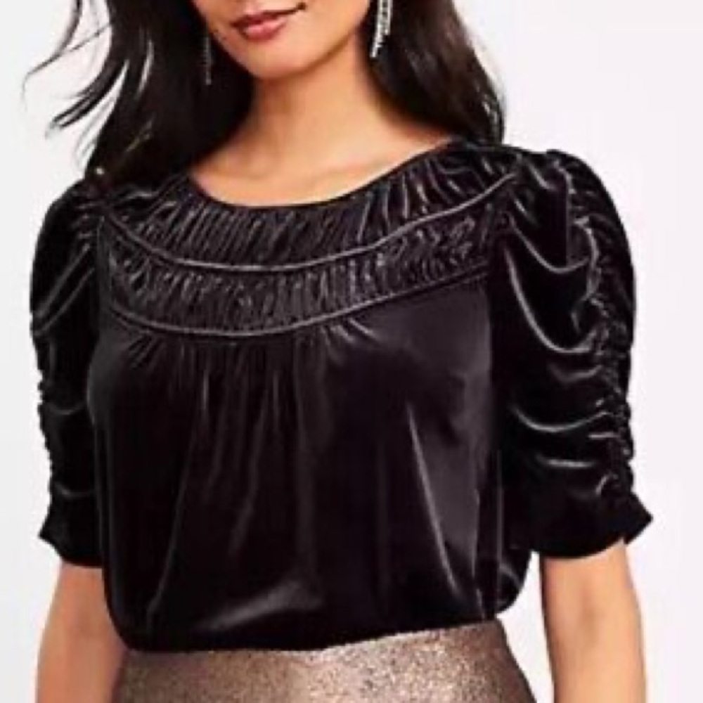 Loft Small Velvet Women's Top